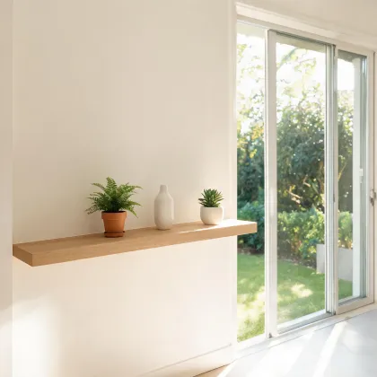 Simple home decor for patio doors